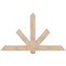 Ekena Millwork Kennewick Smooth Timber Gable Bracket, Douglas Fir, 72"W x 42"H x 5 1/2"D x 5 1/2"F, 14/12 Pitch GBW072X42X0606KEN00SDF - alternate 1